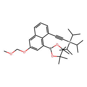 CAS: 2621932-42-9 | OR82424 | Triisopropyl((6-(methoxymethoxy)-8-(4,4,5,5-tetramethyl-1,3,2-dioxaborolan-2-yl)naphthalen-1-yl)ethynyl)silane