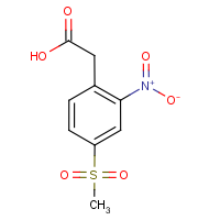 CAS:929000-10-2 | OR8252 | 4-(Methylsulphonyl)-2-nitrophenylacetic acid
