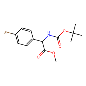 CAS: 709665-73-6 | OR82724 | Methyl 2-(4-bromophenyl)-2-((tert-butoxycarbonyl)amino)acetate