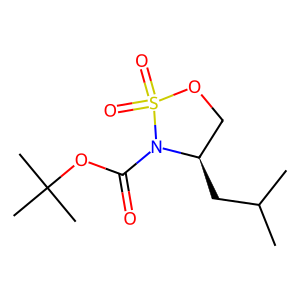 CAS: 1313705-90-6 | OR82792 | Tert-butyl (R)-4-isobutyl-1,2,3-oxathiazolidine-3-carboxylate 2,2-dioxide