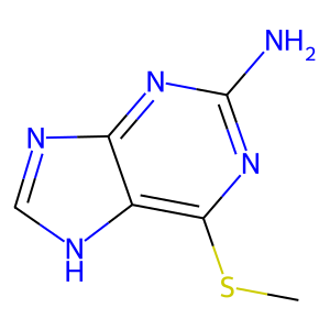 CAS: 1198-47-6 | OR82807 | 6-(Methylsulfanyl)-7h-purin-2-amine