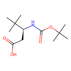CAS: 2171245-83-1 | OR82903 | (S)-3-((tert-Butoxycarbonyl)amino)-4,4-dimethylpentanoic acid