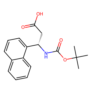 CAS: 500770-68-3 | OR82960 | (S)-3-((tert-Butoxycarbonyl)amino)-3-(naphthalen-1-yl)propanoic acid