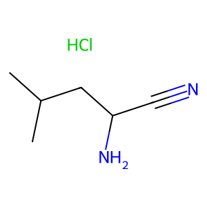 CAS: 72177-82-3 | OR83208 | 2-Amino-4-methylpentanenitrile hydrochloride