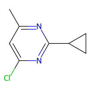 CAS: 7043-11-0 | OR83211 | 4-Chloro-2-cyclopropyl-6-methylpyrimidine
