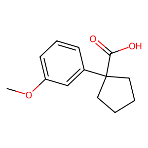 CAS: 43050-39-1 | OR83332 | 1-(3-Methoxyphenyl)cyclopentane-1-carboxylic acid