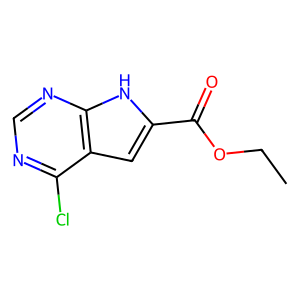 CAS: 187725-00-4 | OR83821 | Ethyl 4-chloro-7H-pyrrolo[2,3-d]pyrimidine-6-carboxylate