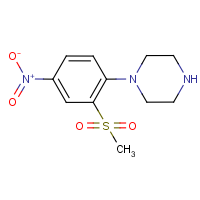 CAS: 946157-09-1 | OR8390 | 1-[2-(Methylsulphonyl)-4-nitrophenyl]piperazine