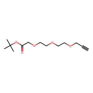 CAS: 1338564-53-6 | OR83910 | tert-Butyl 2-(2-(2-(prop-2-yn-1-yloxy)ethoxy)ethoxy)acetate