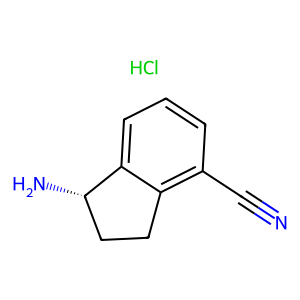 CAS: 1306763-57-4 | OR83912 | (S)-1-Amino-2,3-dihydro-1H-indene-4-carbonitrile hydrochloride