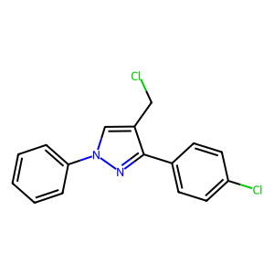 CAS: 55432-06-9 | OR83975 | 4-(Chloromethyl)-3-(4-chlorophenyl)-1-phenyl-1H-pyrazole