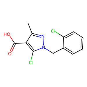CAS: 956374-18-8 | OR84473 | 5-Chloro-1-[(2-chlorophenyl)methyl]-3-methyl-1h-pyrazole-4-carboxylic acid