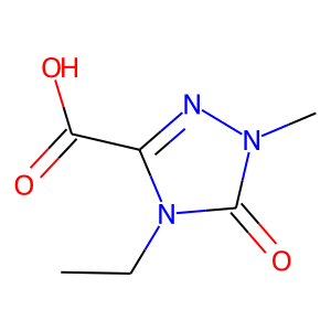 CAS: 1000018-64-3 | OR8455 | 4,5-Dihydro-4-ethyl-1-methyl-5-oxo-1H-1,2,4-triazole-3-carboxylic acid