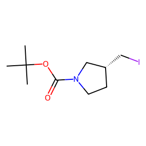 CAS: 1187932-69-9 | OR84723 | tert-Butyl (R)-3-(iodomethyl)pyrrolidine-1-carboxylate