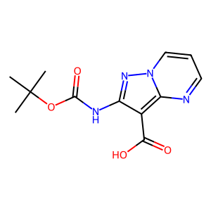 CAS: 1383056-73-2 | OR84931 | 2-((tert-Butoxycarbonyl)amino)pyrazolo[1,5-a]pyrimidine-3-carboxylic acid