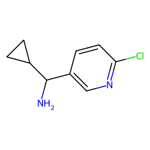 CAS: 1270394-92-7 | OR84936 | (6-Chloropyridin-3-yl)(cyclopropyl)methanamine