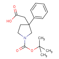 CAS: 952183-51-6 | OR8494 | [1-(tert-Butoxycarbonyl)-3-phenylpyrrolidin-3-yl]acetic acid
