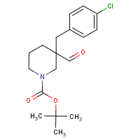 CAS: 952183-49-2 | OR8495 | 3-(4-Chlorobenzyl)-3-formylpiperidine, N-BOC protected