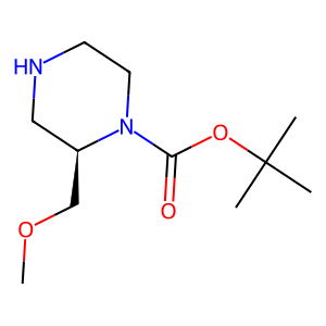 CAS: 1023301-73-6 | OR85040 | tert-Butyl (2R)-2-(methoxymethyl)piperazine-1-carboxylate