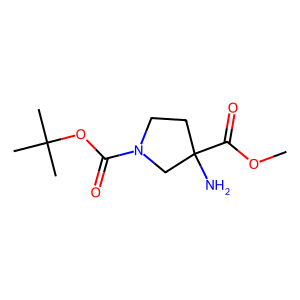 CAS: 942190-47-8 | OR85046 | 1-tert-Butyl 3-methyl 3-aminopyrrolidine-1,3-dicarboxylate