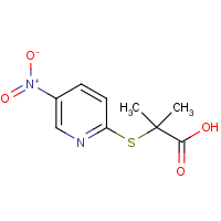 CAS: 952183-12-9 | OR8517 | 2-Methyl-2-[(5-nitropyridin-2-yl)thio]propanoic acid