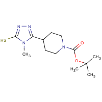 CAS: 952183-40-3 | OR8519 | 4-[4-Methyl-5-thio-4H-1,2,4-triazol-3-yl]piperidine, N-BOC protected