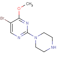 CAS: 885267-38-9 | OR8543 | 5-Bromo-4-methoxy-2-(piperazin-1-yl)pyrimidine