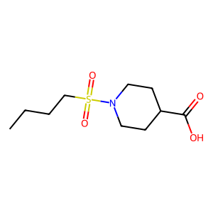 CAS: 923155-53-7 | OR85458 | 1-(Butane-1-sulfonyl)piperidine-4-carboxylic acid
