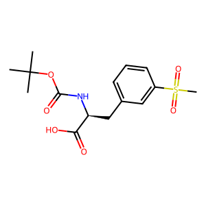 CAS: 1289646-76-9 | OR85547 | (S)-2-((tert-Butoxycarbonyl)amino)-3-(3-(methylsulfonyl)phenyl)propanoic acid