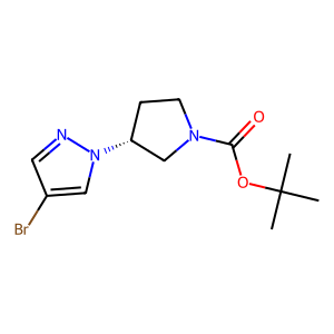 CAS: 2198312-46-6 | OR85613 | Tert-butyl (R)-3-(4-bromo-1H-pyrazol-1-yl)pyrrolidine-1-carboxylate