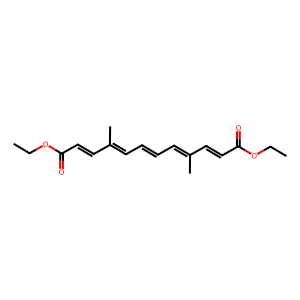 CAS: 53163-55-6 | OR85791 | (2E,4E,6E,8E,10E)-Diethyl 4,9-dimethyldodeca-2,4,6,8,10-pentaenedioate