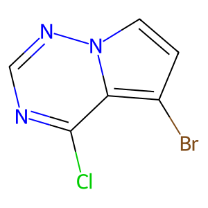 CAS: 1403767-33-8 | OR85947 | 5-Bromo-4-chloropyrrolo[2,1-f][1,2,4]triazine