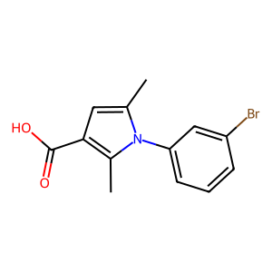 CAS: 923791-44-0 | OR86145 | 1-(3-Bromophenyl)-2,5-dimethyl-1H-pyrrole-3-carboxylic acid