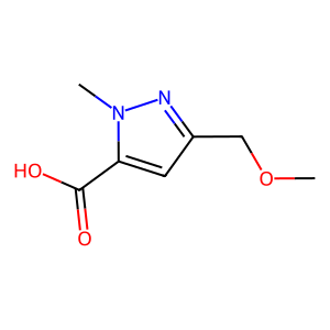 CAS: 1783796-51-9 | OR86248 | 3-(Methoxymethyl)-1-methyl-1H-pyrazole-5-carboxylic acid