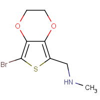 CAS: 886851-54-3 | OR8635 | N-Methyl-5-(aminomethyl)-7-bromo-2,3-dihydrothieno[3,4-b][1,4]dioxine