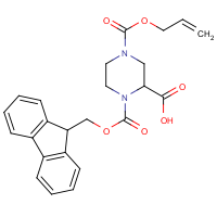 CAS: 898289-65-1 | OR8639 | 4-[(Allyloxy)carbonyl]piperazine-2-carboxylic acid, N1-FMOC protected