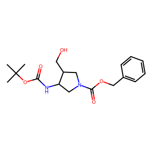 CAS: 1255099-67-2 | OR86460 | Benzyl3-((tert-Butoxycarbonyl)amino)-4-(hydroxymethyl)pyrrolidine-1-carboxylate