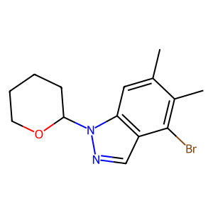 CAS: 2206742-48-3 | OR86677 | 4-Bromo-5,6-dimethyl-1-(tetrahydro-2H-pyran-2-yl)-1H-indazole