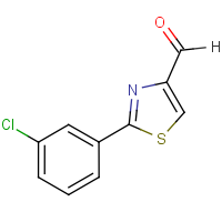 CAS: 859850-99-0 | OR8673 | 2-(3-Chlorophenyl)-1,3-thiazole-4-carboxaldehyde
