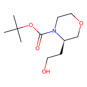 CAS: 1257855-07-4 | OR86764 | tert-Butyl (3R)-3-(2-hydroxyethyl)morpholine-4-carboxylate