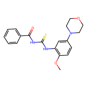 CAS: 383870-86-8 | OR86795 | N-(2-methoxy-5-morpholinophenylcarbamothioyl)benzamide