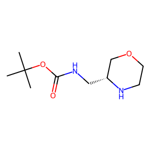 CAS: 1257850-83-1 | OR86829 | tert-Butyl N-[[(3R)-morpholin-3-yl]methyl]carbamate