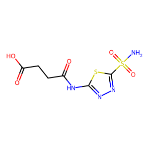 CAS: 78851-85-1 | OR87197 | 4-Oxo-4-((5-sulfamoyl-1,3,4-thiadiazol-2-yl)amino)butanoic acid