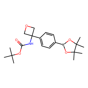 CAS: 1279090-25-3 | OR87210 | tert-Butyl (3-(4-(4,4,5,5-tetramethyl-1,3,2-dioxaborolan-2-yl)phenyl)oxetan-3-yl)carbamate