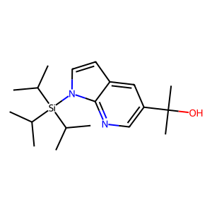 CAS: 918523-63-4 | OR87675 | 2-(1-(Triisopropylsilyl)-1H-pyrrolo[2,3-b]pyridin-5-yl)propan-2-ol