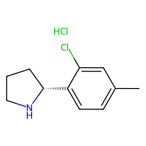 CAS: 2241594-53-4 | OR88269 | (R)-2-(2-Chloro-4-methylphenyl)pyrrolidine hydrochloride