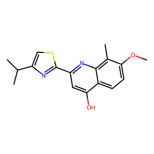 CAS: 923289-21-8 | OR88320 | 2-(4-Isopropylthiazol-2-yl)-7-methoxy-8-methylquinolin-4-ol