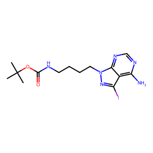 CAS: 1887095-79-5 | OR88470 | tert-Butyl (4-(4-amino-3-iodo-1H-pyrazolo[3,4-d]pyrimidin-1-yl)butyl)carbamate