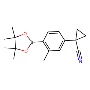 CAS: 1818380-84-5 | OR88579 | 1-(3-Methyl-4-(4,4,5,5-tetramethyl-1,3,2-dioxaborolan-2-yl)phenyl)cyclopropanecarbonitrile