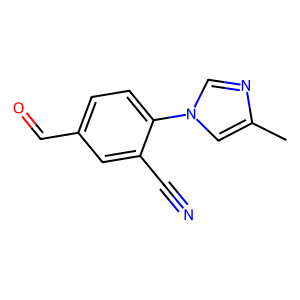 CAS: 1170735-10-0 | OR88648 | 5-Formyl-2-(4-methyl-1H-imidazol-1-yl)-Benzonitrile